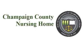 Champaign County Nursing Home with Champaign County seal logo